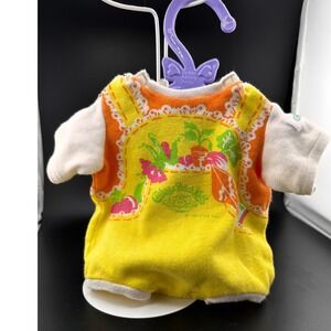 Cabbage Patch Kids Doll Outfit 1984 Garden Print Romper Vtg Coleco 1980s Gardner